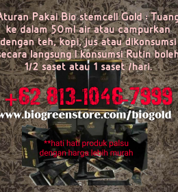 Begini cara konsumsi bio stemcell gold +62 813-1046-7999 Distributor Obat Herbal Kuat Pria Bio Stemcell Gold Asli.