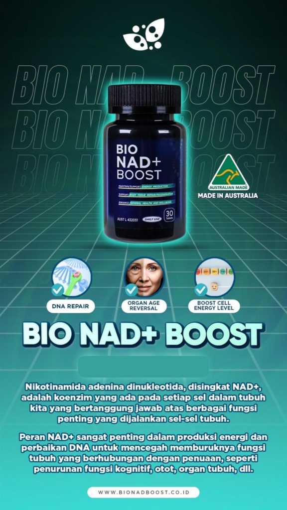 Distributor resmi  bio nad+ boost biogreen ASLI 081310467999